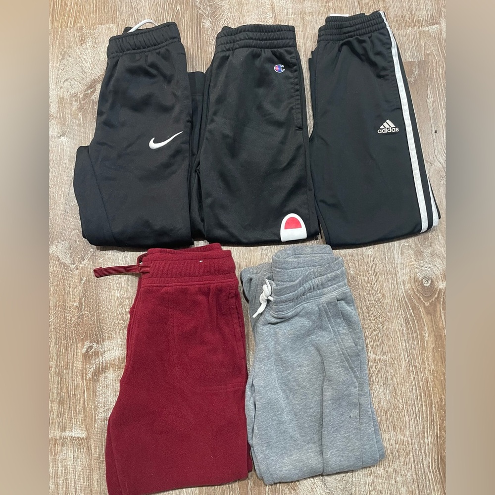 Nike Black and Gray Kids Joggers